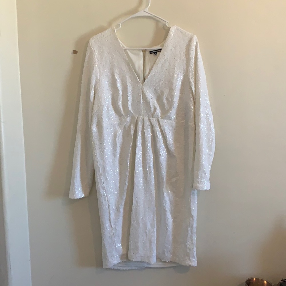 Plus size sequin dress